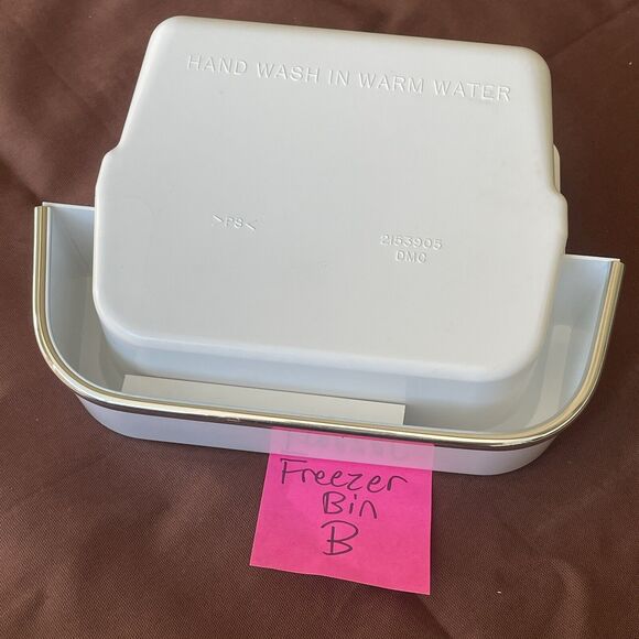 FRIGIDAIRE Side-By-Side Refrigerator White Door Freezer Replace Bin #2153905 B - Picture 6 of 12